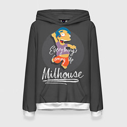 Женская толстовка Milhouse