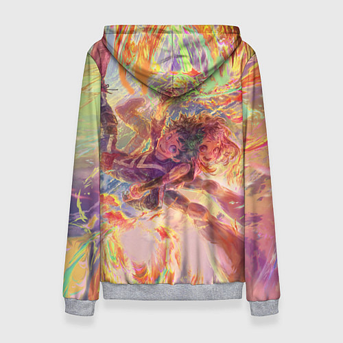 Женская толстовка Моя геройская академия / 3D-Меланж – фото 2