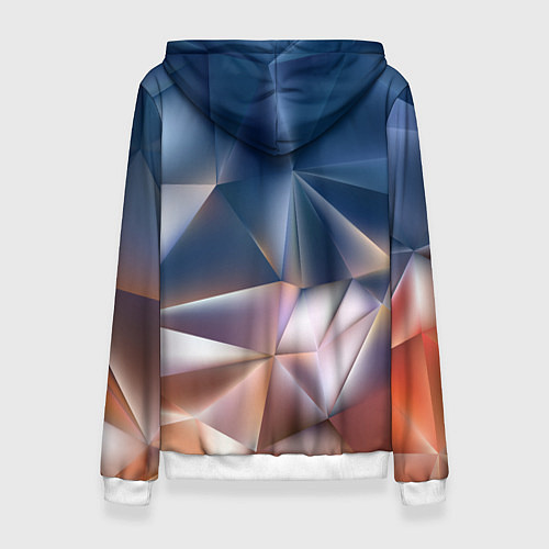 Женская толстовка Abstract / 3D-Белый – фото 2