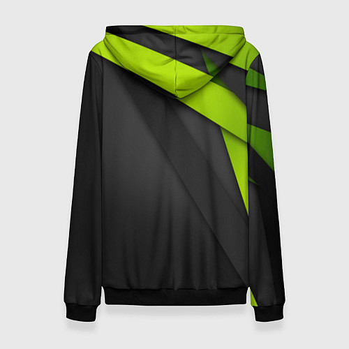Женская толстовка Спортивная геометрия 6 / 3D-Черный – фото 2