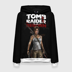 Толстовка-худи женская TOMB RAIDER, цвет: 3D-белый