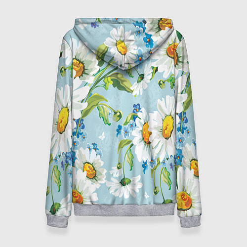 Женская толстовка Ромашки / 3D-Меланж – фото 2
