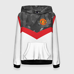 Женская толстовка Man United FC: Grey Polygons