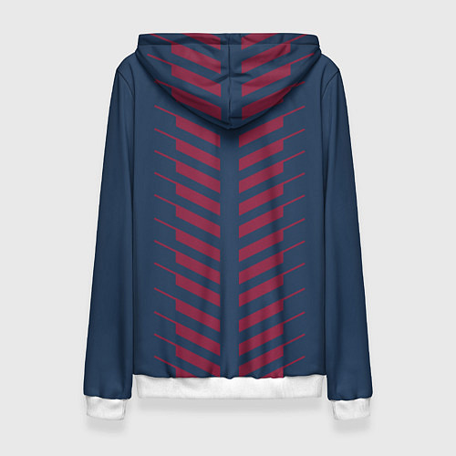 Женская толстовка FC PSG: Creative / 3D-Белый – фото 2