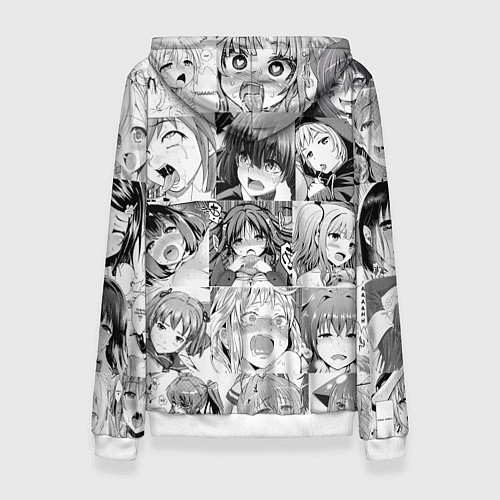 Женская толстовка Японская анимация компиляция / 3D-Белый – фото 2