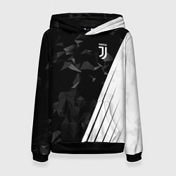 Толстовка-худи женская FC Juventus: Abstract, цвет: 3D-черный