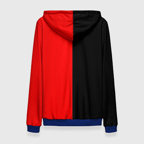 Женская толстовка Juggernaut Blood / 3D-Синий – фото 2