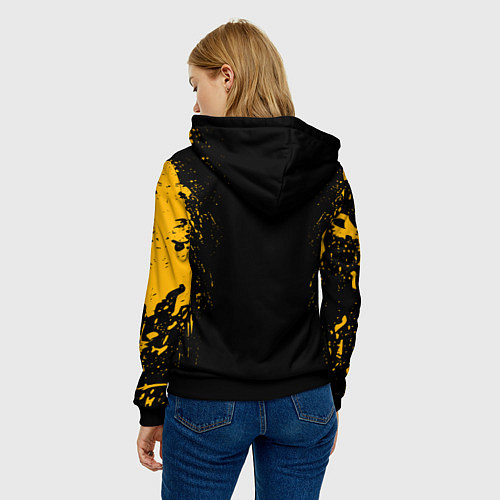 Женская толстовка PUBG: Black Soldier / 3D-Черный – фото 4