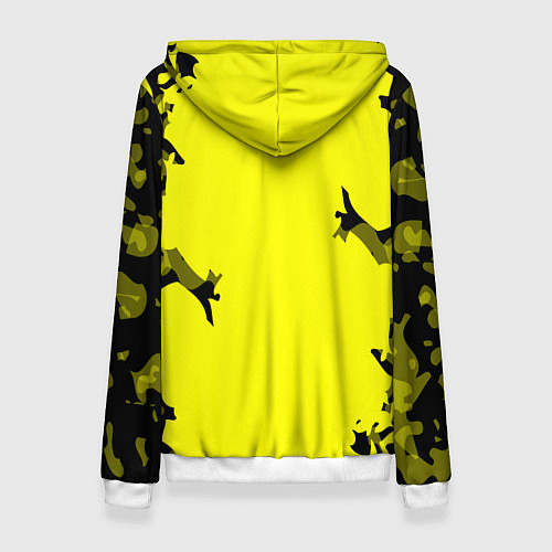 Женская толстовка FC Borussia Dortmund: Yellow Original / 3D-Белый – фото 2