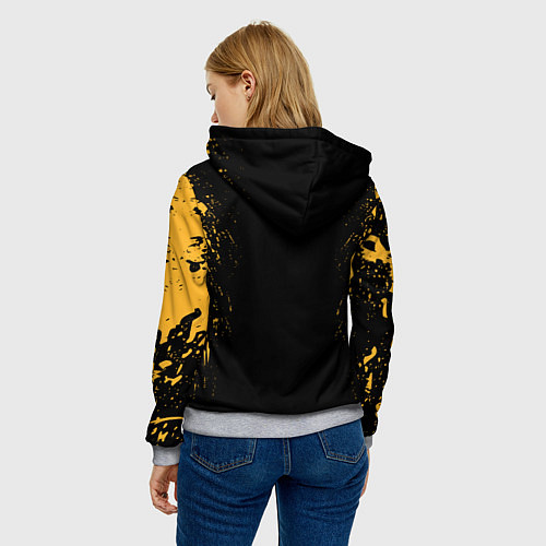 Женская толстовка Bitcoin Master / 3D-Меланж – фото 4