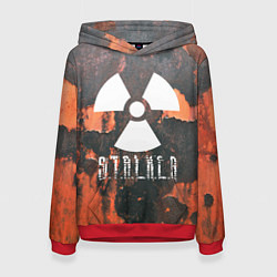 Толстовка-худи женская S.T.A.L.K.E.R: Orange Toxic, цвет: 3D-красный