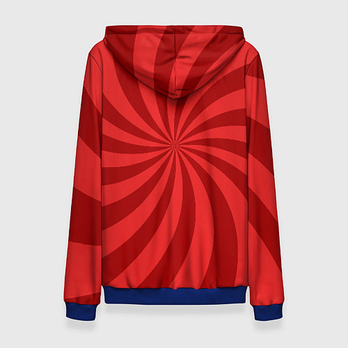 Женская толстовка Super Mario: Red Illusion / 3D-Синий – фото 2