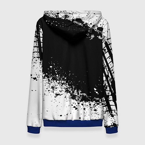 Женская толстовка Honda: Black Spray / 3D-Синий – фото 2