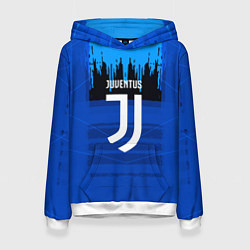 Женская толстовка FC Juventus: Blue Abstract