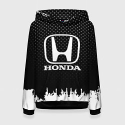 Толстовка-худи женская Honda: Black Side, цвет: 3D-черный