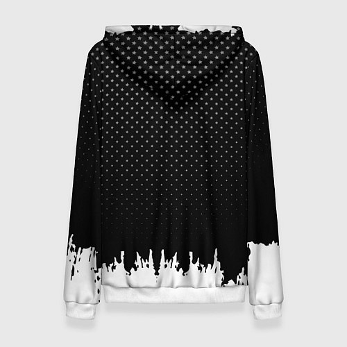 Женская толстовка Mercedes-Benz: Black Side / 3D-Белый – фото 2