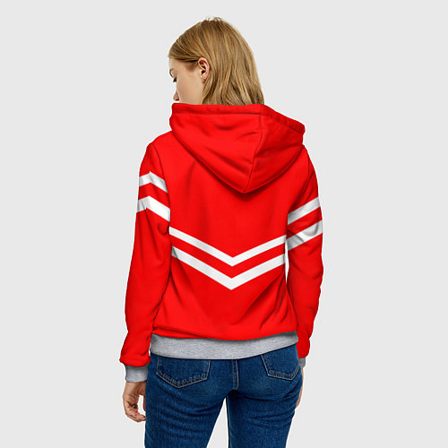 Женская толстовка Спартанский кабан / 3D-Меланж – фото 4