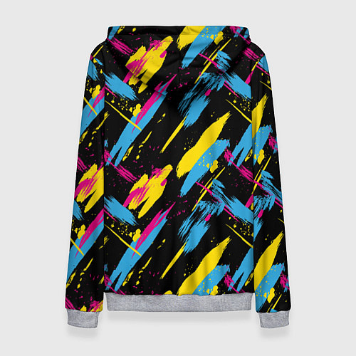 Женская толстовка CMYK 80s / 3D-Меланж – фото 2