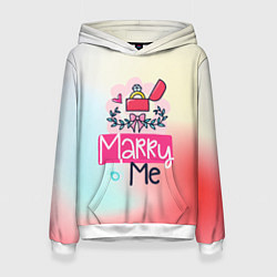 Женская толстовка Marry me