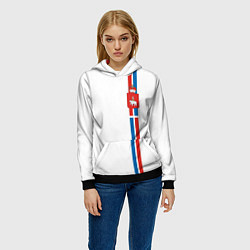 Толстовка-худи женская Пермский край, цвет: 3D-черный — фото 2