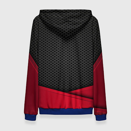 Женская толстовка Audi: Grey Carbon / 3D-Синий – фото 2