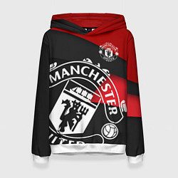 Толстовка-худи женская FC Man United: Exclusive, цвет: 3D-белый