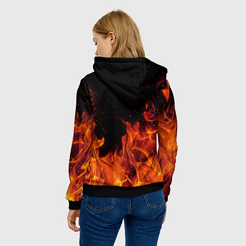 Женская толстовка День Победы 9 мая 1945 / 3D-Черный – фото 4