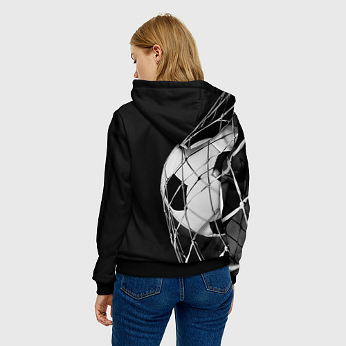 Женская толстовка Болельщик России / 3D-Черный – фото 4