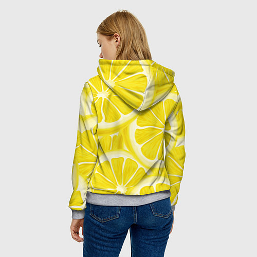 Женская толстовка More Sun In Your Life / 3D-Меланж – фото 4