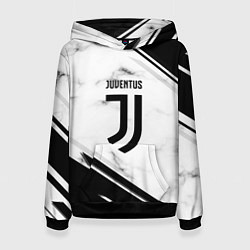 Толстовка-худи женская Juventus, цвет: 3D-черный