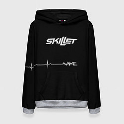 Толстовка-худи женская Skillet Awake, цвет: 3D-меланж