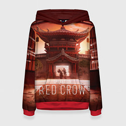Толстовка-худи женская R6S: Red Crow, цвет: 3D-красный