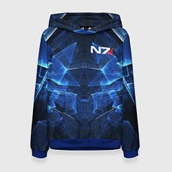 Женская толстовка Mass Effect: Blue Armor N7