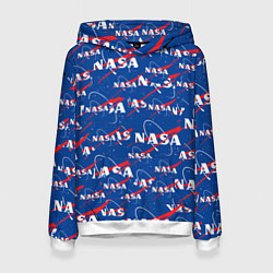 Женская толстовка NASA: Logo Pattern