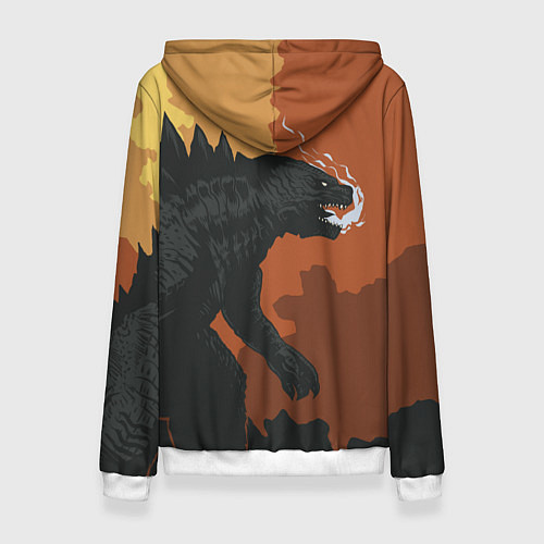 Женская толстовка Godzilla: Monster Smoke / 3D-Белый – фото 2