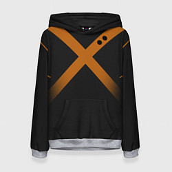 Толстовка-худи женская KATSUKI BAKUGOU полосы, цвет: 3D-меланж