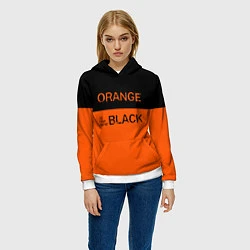 Толстовка-худи женская Orange Is the New Black, цвет: 3D-белый — фото 2