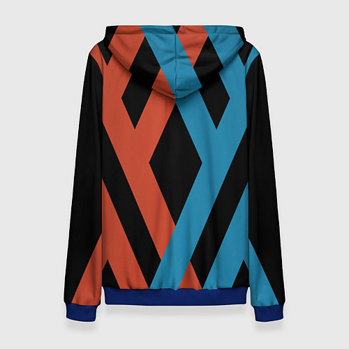 Женская толстовка Darling in the Franxx / 3D-Синий – фото 2