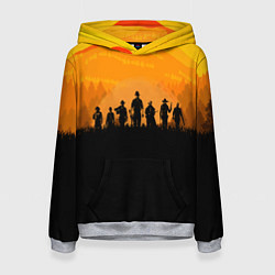 Толстовка-худи женская Red Dead Redemption: Orange Sun, цвет: 3D-меланж