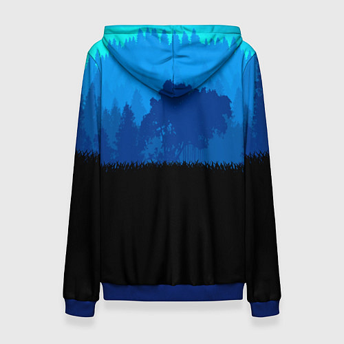 Женская толстовка RDR 2: Blue Style / 3D-Синий – фото 2