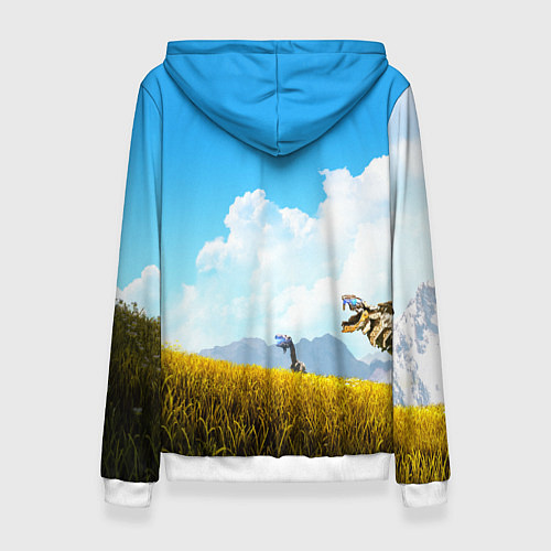 Женская толстовка Horizon Zero Dawn: Sky Heaven / 3D-Белый – фото 2