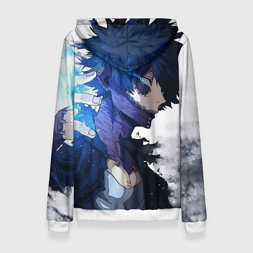 Женская толстовка Академия героев - Даби / 3D-Белый – фото 2