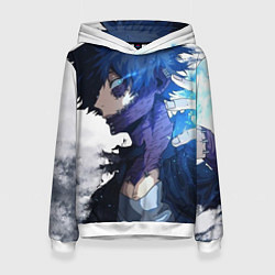 Толстовка-худи женская Академия героев - Даби, цвет: 3D-белый