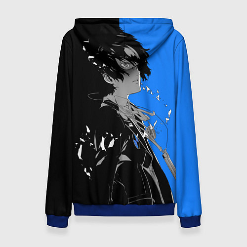Женская толстовка Makoto Yuki: Persona 5 / 3D-Синий – фото 2