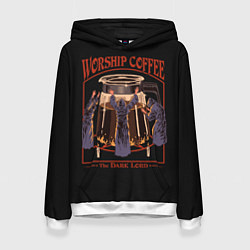 Женская толстовка Worship Coffee