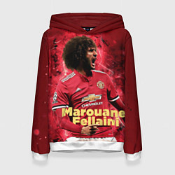 Толстовка-худи женская Marouane Fellaini, цвет: 3D-белый