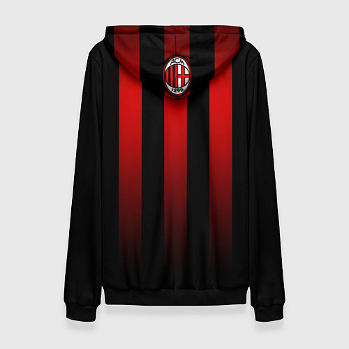 Женская толстовка AC Milan / 3D-Черный – фото 2