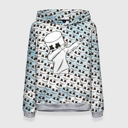 Толстовка-худи женская Marshmello DAB, цвет: 3D-меланж