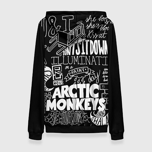 Женская толстовка Arctic Monkeys: I'm in a Vest / 3D-Черный – фото 2