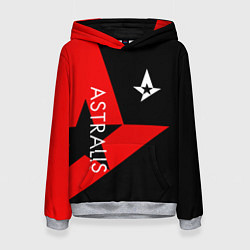 Толстовка-худи женская Astralis: Cybergaming, цвет: 3D-меланж